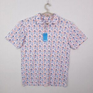 Proud Ninety Golf Is Fun Polo Shirt Mens Large Construction Equipment Print NEW